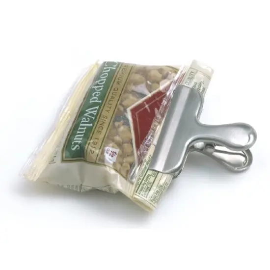 Norpro Stainless Steel Food Storage Mini Bag Clips - 4 Pack image {2}