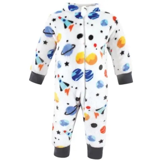 Hudson Baby Unisex Toddler Plush Jumpsuits, Space Adventure image {2}