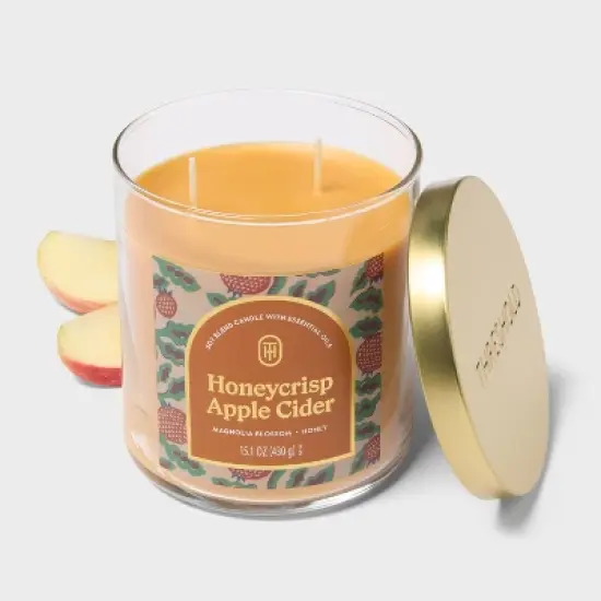 2 Wick Lidded Jar Candle - Threshold&trade; image {2}