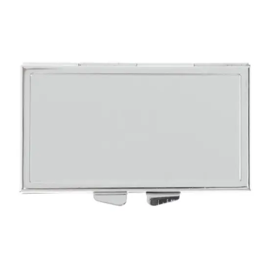 Unique Bargains Rectangle Pill Case Silver Tone 1 Pc image {6}