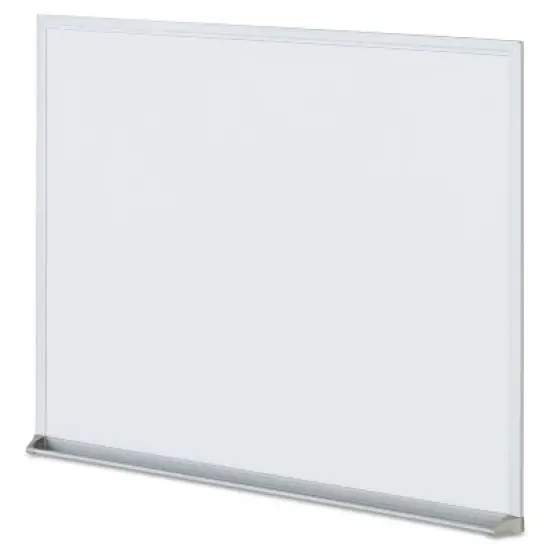 UNIVERSAL Dry-Erase Board Melamine 24 x 18 Satin-Finished Aluminum Frame 43622 image {1}