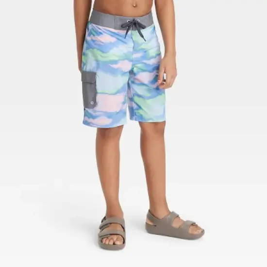 Boys' Tie-Dye Swim Trunks - art class&trade; image {3}