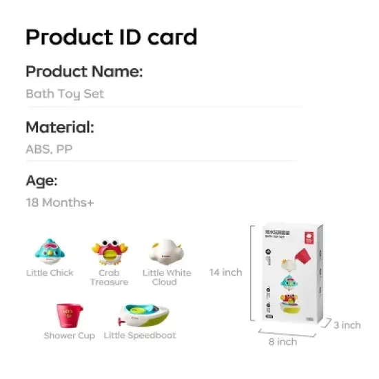 Bc Babycare Bath Toy Set image {10}