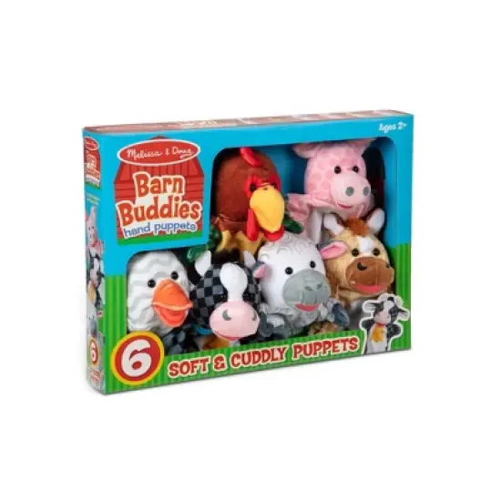 Melissa & Doug Barn Buddies Hand Puppets 6pc image {8}