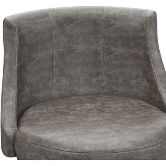 Napa Valley Wood Swivel Counter Height Barstool Aged Gray/Charcoal - Hillsdale Furniture image {6}