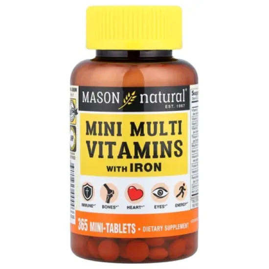 Mason Vitamins Mason Daily Multiple Vitamins With Iron Tablets image {4}