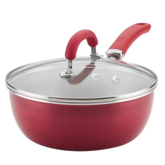 Rachael Ray Create Delicious 3qt Aluminum Nonstick Everything Pan image {4}