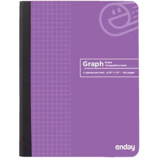Enday Quad-Ruled Composition Notebook - 100 Sheets image {7}