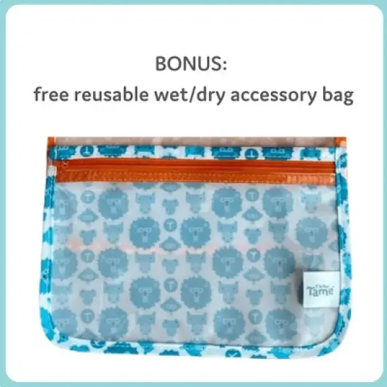 T is for Tame - Natural Taming Cream, Detangling Spray & Natural Bristle Brush for Frizz, Flyaways & Static, Safe for Babies and Kids, 3 ct. image {3}