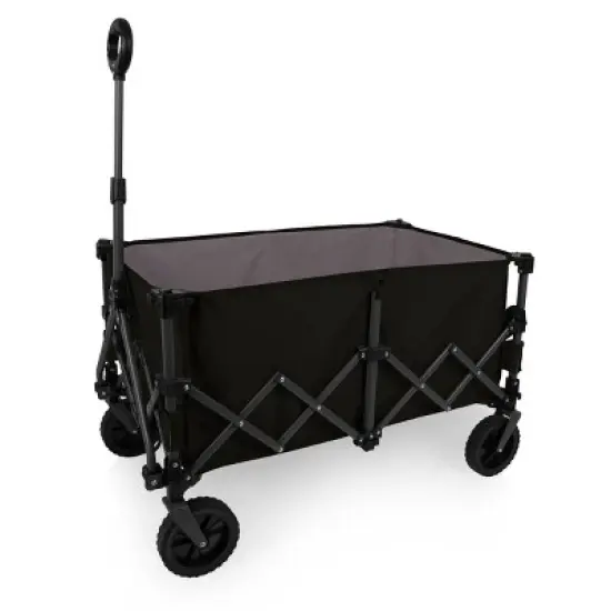 Oniva Wilderness Collapsible Outdoor Folding Wagon - Black/Gray image {8}