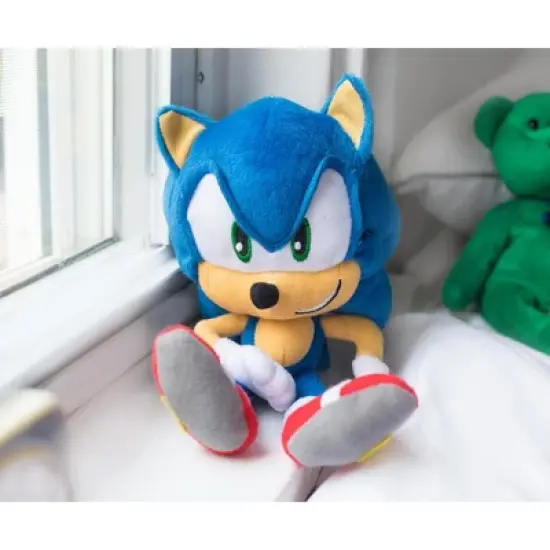 Sonic The Hedgehog Collector Plush Toy Clip-On | 8 Inches Tall image {2}