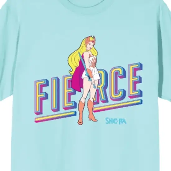 She-Ra Princess of Power Fierce Women's Blue Glass T-shirt image {1}