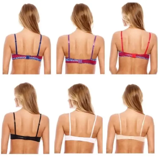B40010-36DD Just Intimates Women's Bras (Pack of 6) image {1}