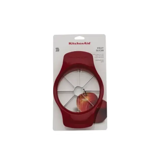 KitchenAid Fruit Wedger Red: Stainless Steel Pineapple Corer & Slicer, Dishwasher-Safe, Lifetime Warranty image {1}
