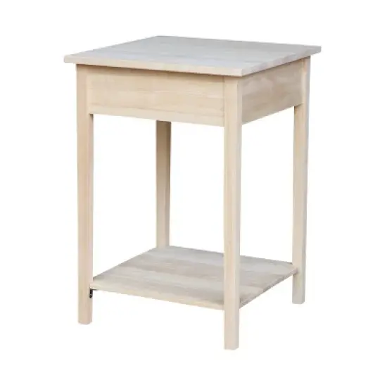 21" Nightstand Unfinished - International Concepts image {3}