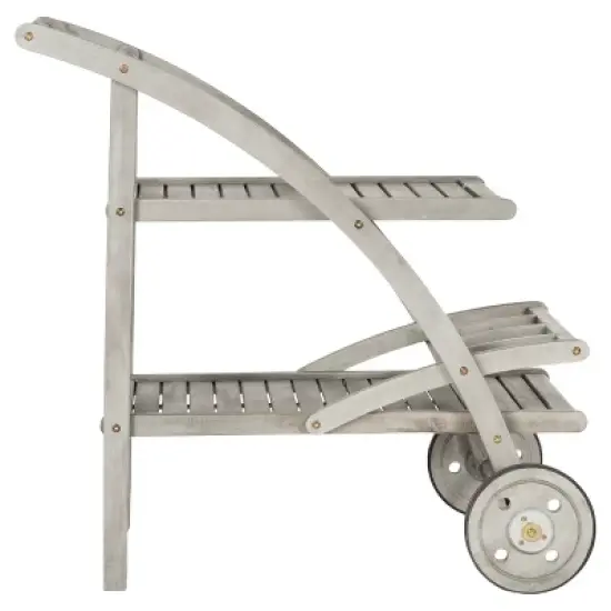 Lodi Tea Cart - Gray - Safavieh image {1}