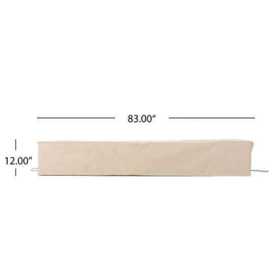 GDFStudio Sylvia Outdoor Waterproof Fabric Chaise Lounge Covers image {2}