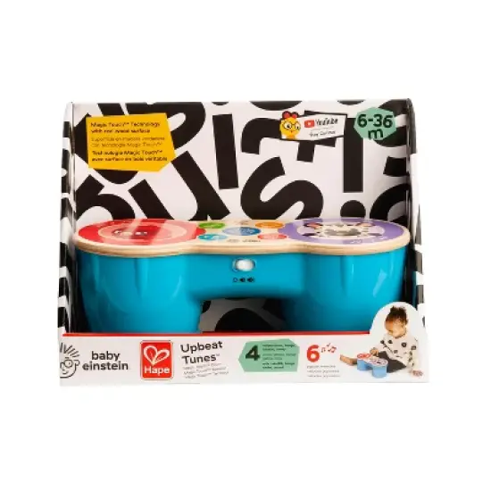 Baby Einstein Upbeat Tunes Magic Touch Wooden Drum Musical Toy image {6}