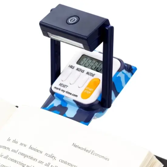 Blue Camouflage Timer Booklight LED image {5}