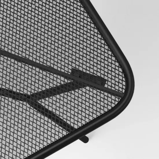 6 Person Metal Mesh Rectangle Patio Dining Table, Outdoor Furniture - Room Essentials&trade; image {3}