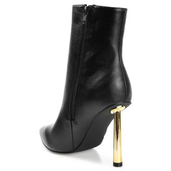 Journee Collection Womens Rorie Pointed Toe Stiletto Ankle Booties image {6}