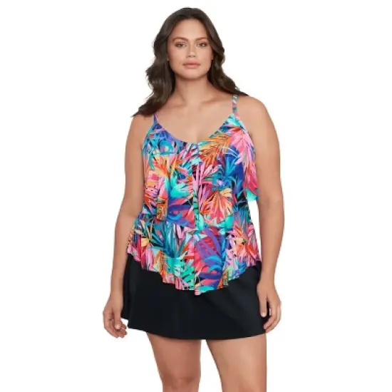 Women's Trimshaper Ronnie Tankini Swimsuit image {4}