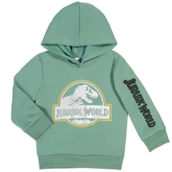 Jurassic World Dinosaur T-Rex Girls Fleece Pullover Hoodie and Set Little Kid to Big Kid image {1}