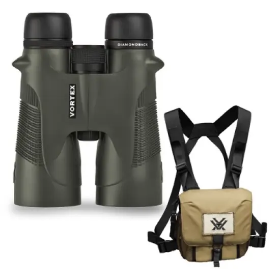 Vortex 12x50 Diamondback HD Roof Prism Binoculars with GlassPak Harness Case image {1}