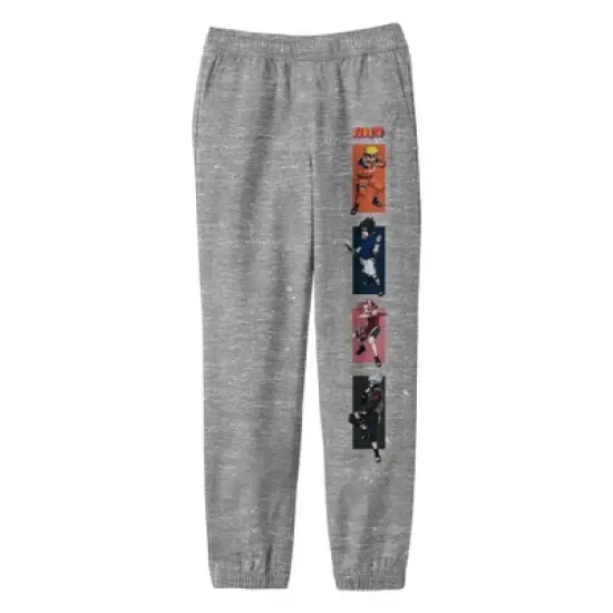 Naruto Classic Colorful Characters Boy's Athletic Heather Sweatpants image {5}