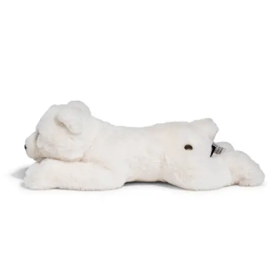 FAO Schwarz Lying Polar Bear 15" Stuffed Animal image {3}