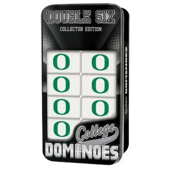 MasterPieces Officially Licensed NCAA Oregon Ducks 28 Piece Dominoes Game for Adults image {1}
