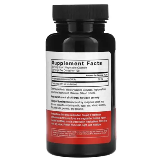 Force Factor DHEA, 50 mg, 100 Vegetable Capsules image {1}