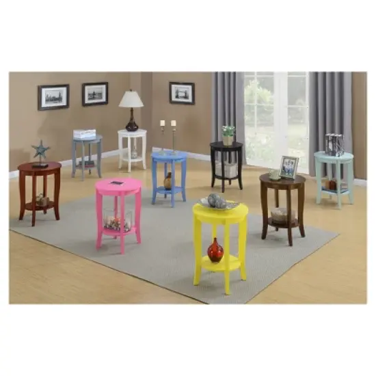 American Heritage Round End Table - Breighton Home image {3}