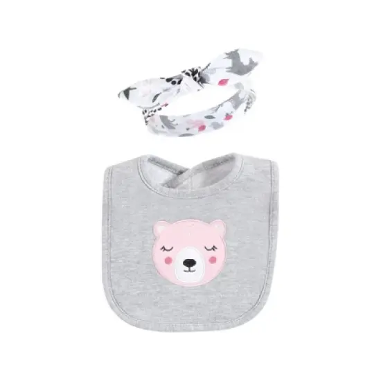 Hudson Baby Infant Girl Layette Boxed Giftset, Girl Woodland, 0-6 Months image {7}