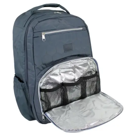 Hudson Baby Premium Diaper Bag Backpack and Changing Pad, Blue, One Size image {2}