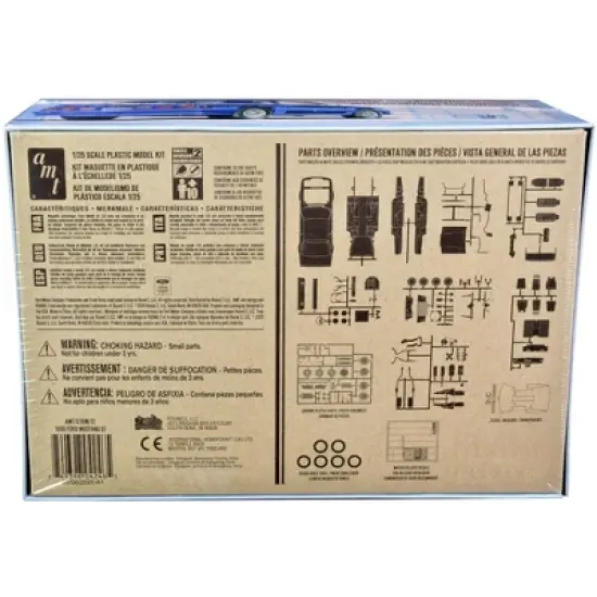 Skill 2 Model Kit 1988 Ford Mustang GT 1/25 Scale Model by AMT image {3}