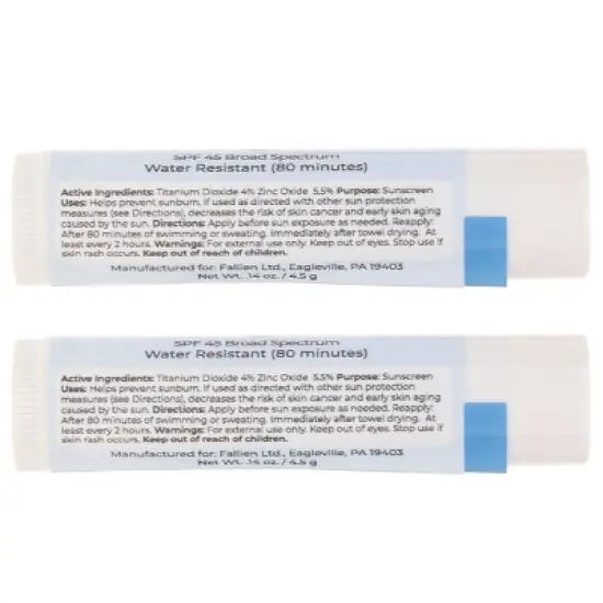 TIZO Tinted Lip Protection Mineral Sunscreen SPF 45 0.14 oz 2 Pack image {3}