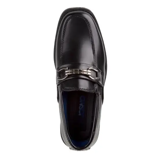 Josmo Boys' Slip-On Dress Shoes with Metal Accent: Classic Oxford Dress Shoes with Slip-On Design (Big Kids) image {3}
