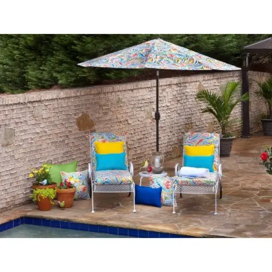 Ummi 2-Piece Squared Edge Seat Cushion Set - Pillow Perfect image {3}