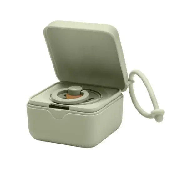 Bibs Pacifier Box - Sage image {1}