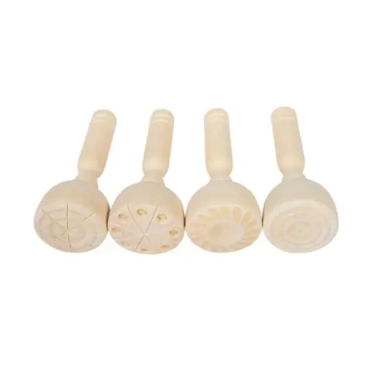 READY 2 LEARN&trade; Wooden Dough Stampers - Set of 4 image {2}
