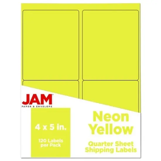 JAM Paper Shipping Labels 4" x 5" 120ct image {6}