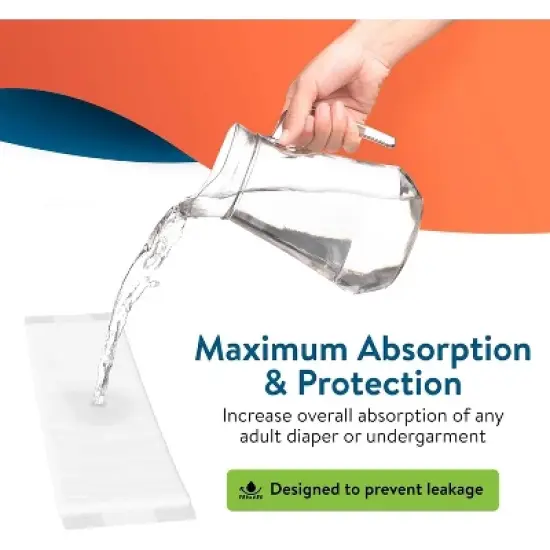 Inspire Incontinence Booster Pads Super Absorbent Absorbs Over 5 Cups! | Incontinence Pad Insert image {3}