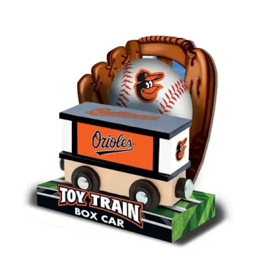 MasterPieces Wood Train Box Car - MLB Baltimore Orioles image {2}
