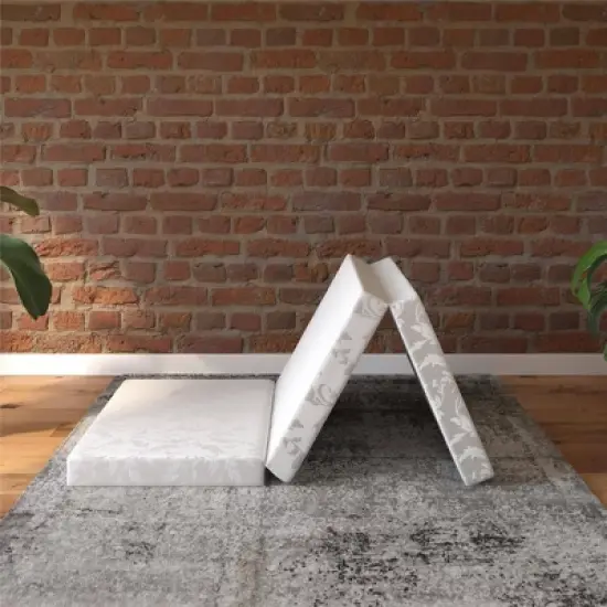 Twin 4" Olee Tri Fold Folding Mattress - Dorel Home Products image {3}