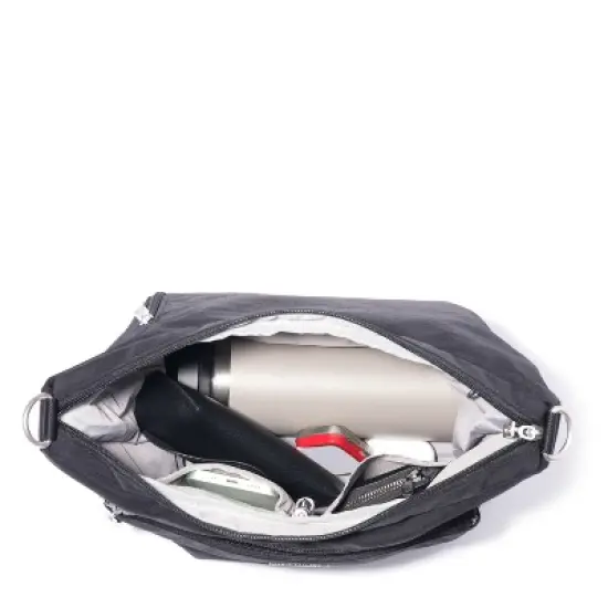 baggallini Expandable Modern Pocket Large Hobo Bag image {4}