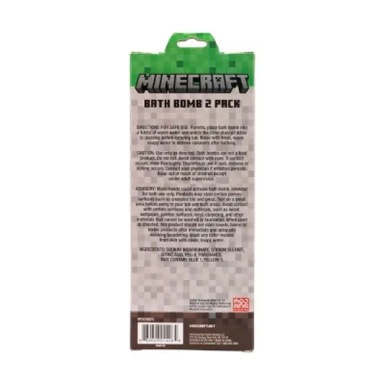 Minecraft Bath Bomb Set - 2pk image {1}