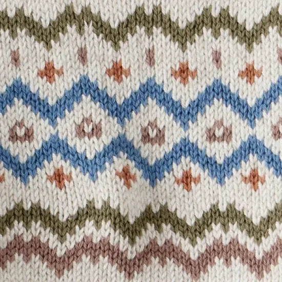 Little Planet By Carter's Organic Baby Boys' 2pc Sweater Set - Brown/Cream image {3}