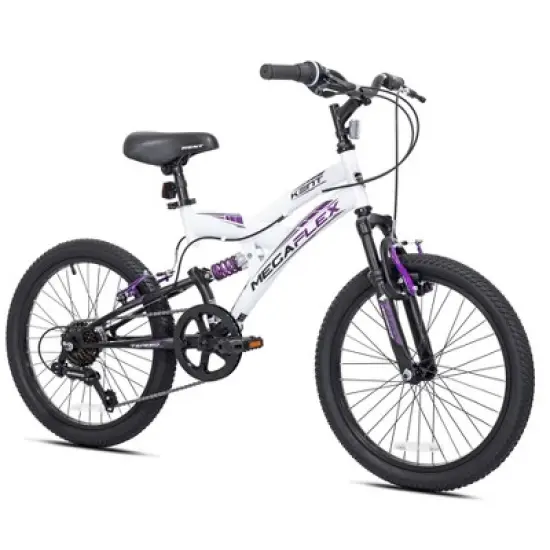 Kent Megaflex G 20" Kids' Bike - White/Purple image {1}