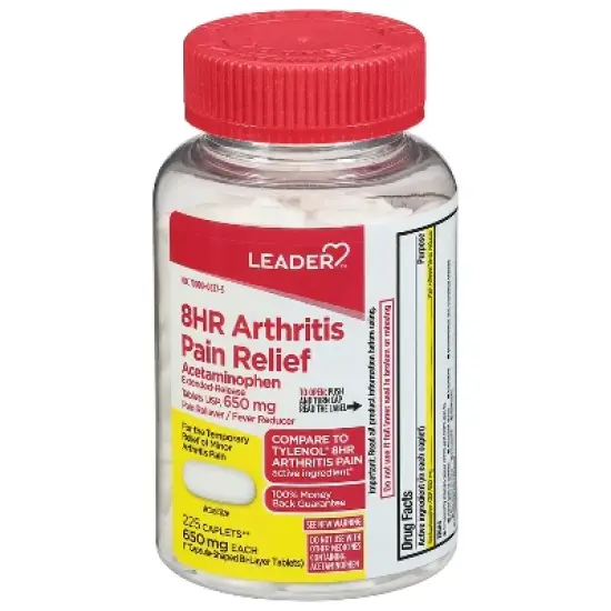 Leader 650 mg 8 Hour Arthritis Pain Relief 225 Caplets image {2}